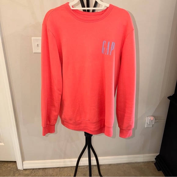GAP Other - GAP Men's Vibrant Coral Crewneck Sweater